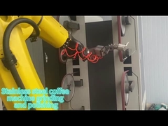 स्टेनलेस स्टील कॉफी मशीन की ग्राइंडिंग और पॉलिशिंग