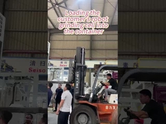 कंटेनर में ग्राहकों के रोबोट पीसने सेल लोड