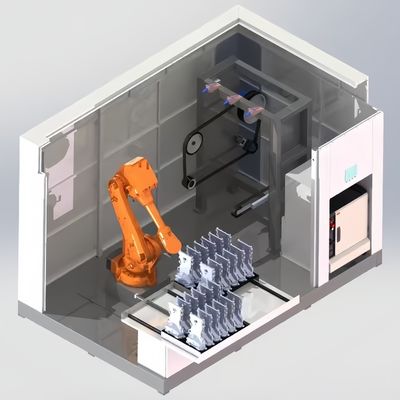 खरीदें Modular Robotic Finishing System for Metal Castings Automated Grinding and Precision Polishing Equipment ऑनलाइन निर्माण