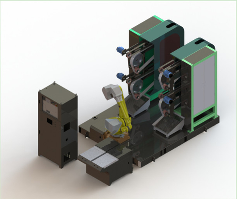 FANUC रोबोट सेल के साथ उच्च कुशल पीसने की मशीन उत्पादकता में सुधार
