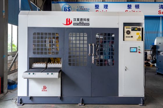 भूतल उपचार के लिए रिप्रोग्रामेबल एब्रेसिव बेल्ट ग्राइंडिंग मशीन 380V